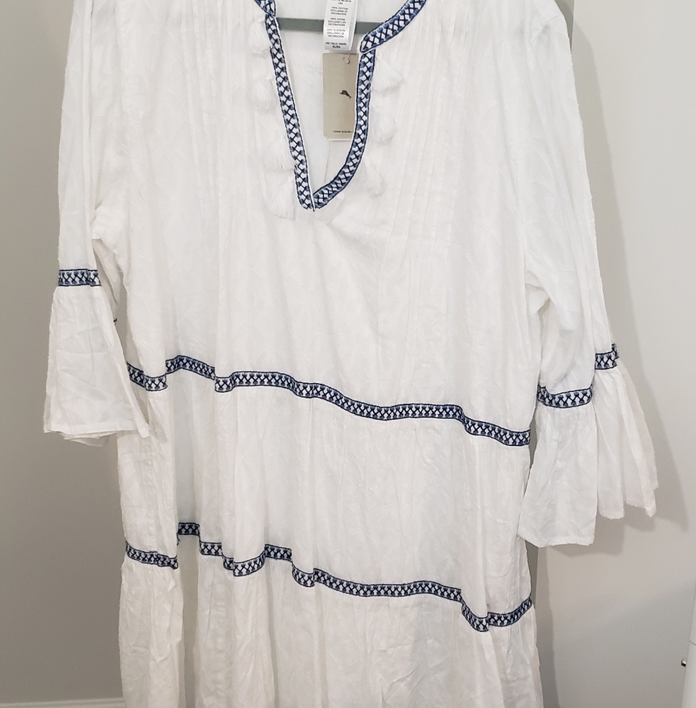 Gorgeous White Tassel Tommy Bahama Dress